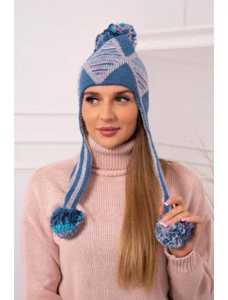 Dámska ušianka Eunika K322 denim