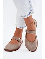 Balerínky Barefoot z prírodného semišu Zazoo 316 Cappuccino Balerínky Barefoot z prírodného semišu Zazoo 316 Cappuccino