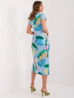 Šaty DHJ SK 17302K 1.69 svetlomodrá