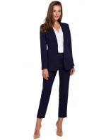 K036 Blejzer s jednou zadnou časťou - tmavomodrý K036 Blejzer s jednou zadnou časťou - tmavomodrý