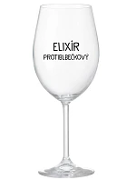 ELIXIR PROTIBLE - číry pohár na víno 350 ml