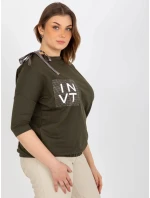 Dámska blúzka EM BZ HW 20 478.42P Khaki tmavozelená - FPrice
