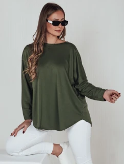 LOOSEFEMME dámska blúzka oversize s príveskom zelená FashionStreet RY2707