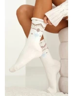 Milena ponožky 0118-011 Stars Nežehlené froté 37-41