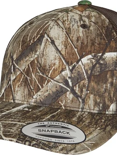 Flexfit 6606RC 6-panelová truckerová čiapka „Realtree Camo“ 55.06RC camo tree/edge