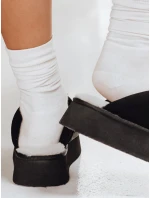 Dámske zateplené žabky čierne FashionStreet ZY1259