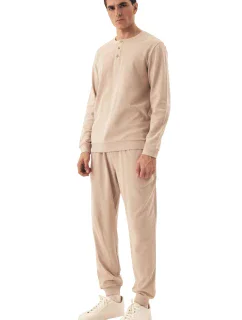 Pánske pyžamo 42638 Desert beige - HENDERSON