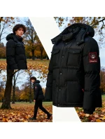 Geografické Nórsko Pánska bunda BAREDA DB BLACK MEN 096 BLACK (WY3882H/GN-NOIR)