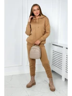 Sveter set Mikina + Nohavice ťava Sveter set Mikina + Nohavice ťava