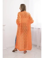 Dlhý sveter Super KID Mohér oranžová neónová Dlhý sveter Super KID Mohér oranžová neónová