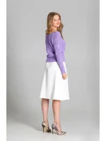 Dámska sukňa SP118 Ecru - Lanti