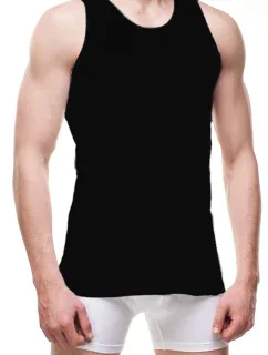 Pánsky nátelník 213 Authentic black - CORNETTE