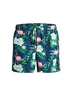 Jack&Jones pánske plavky JWHARUBA SWIM PRINTS SHORTS 12206537 NAVY BLAZER FLAMINGO Jack&Jones pánske plavky JWHARUBA SWIM PRINTS SHORTS 12206537 NAVY BLAZER FLAMINGO