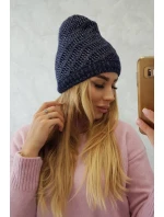 Fleecová čiapka Berta K247 navy blue