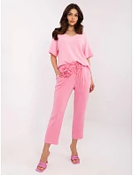 Nohavice DHJ SP 20323.70 pink