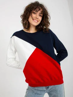 Mikina RV BL 8463.41P tmavo modrá červená