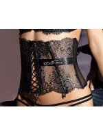 Podväzkový pás Carmen V-3002 čierna - Axami