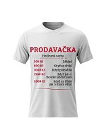 Dámske bavlnené tričko s potlačou - HODINOVÝ VÝPREDAJ VÝPREDAJ - biele Dámske bavlnené tričko s potlačou - HODINOVÝ VÝPREDAJ VÝPREDAJ - biele