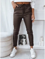 Dámske nohavice LIZZY tmavohnedé FashionStreet UY1783 Dámske nohavice LIZZY tmavohnedé FashionStreet UY1783