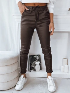 Dámske nohavice LIZZY tmavohnedé FashionStreet UY1783