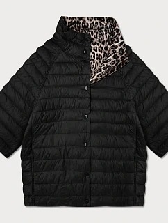 Dámska plus size bunda Goodlookin 3/4 rukáv čierna/panther (M6-6308-1)