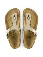 Dámske žabky Birkenstock Gizeh Birko-Flor Gold narrow (1016109) dámske