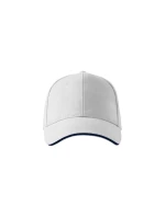 Unisex čiapka Sandwich 6P (biela)