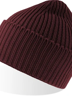 Atlantis Headwear Oak Pletená čiapka „Oak“ 33.0114 bordó melírovaná