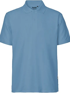 Neutral O 20080 Pánske polo tričko z bio bavlny 77.2080 dusty indigo
