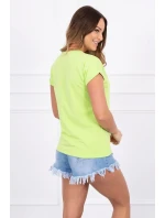 Nakupovanie je moja kardio blúzka svetlo zelená