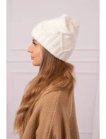 Dámska čiapka Liliana K375 ecru