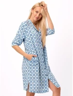 Košeľa Key LND 721 B25 Viskóza 3/4 S-XL bez gombíkov