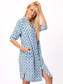 Košeľa Key LND 721 B25 Viskóza 3/4 S-XL bez gombíkov