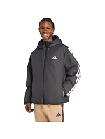 Pánske oblečenie adidas Essentials Climawarm 3-Stripes Insulated Hooded Jacket black JM4042