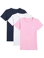 Dámske tričko (SET 3 tričiek) 4F 4FWMM00TTSHF3306-10S-20S-56S Dámske tričko (SET 3 tričiek) 4F 4FWMM00TTSHF3306-10S-20S-56S