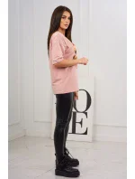 Blúzka s potlačou Magic dark powder pink