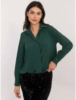 Košeľa DHJ KS 15260.96 tmavozelená