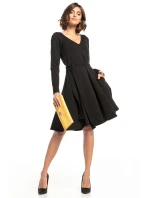 Dámske šaty T323/4 čierne - Tessita