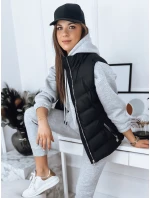 Dámska prešívaná vesta MARIN čierna FashionStreet TY3371