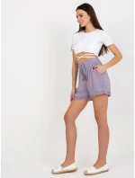 Dámske šortky D73760M62233KB svetlo fialová - FPrice