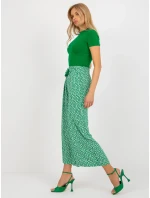 Nohavice D73770R62237A zelená