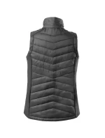 Dámska hybridná vesta Cross tmavo šedá - Malfini