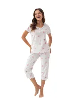 Dámske pyžamo Luna 386 v plnej dĺžke S-2XL