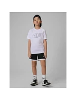 Chlapčenské tričko s potlačou 4F 4FJRSS26TTSHM3599-10S