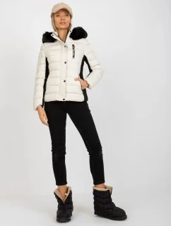 Dámska bunda NM KR BS 202 Svetlo béžová - Sport chic