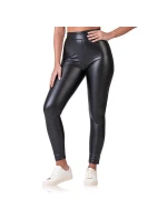 Dámske kožené legíny RELAX & GO LEATHEROPTIC LEGGINGS - BELLINDA - čierne