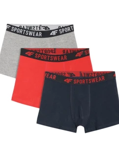 Chlapčenské boxerky 4F M061 3ks viacfarebné 4FJWAW25UBXSM061 90S