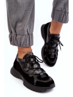 Dámska kožená športová obuv M01/2 Zazoo black Dámska kožená športová obuv M01/2 Zazoo black