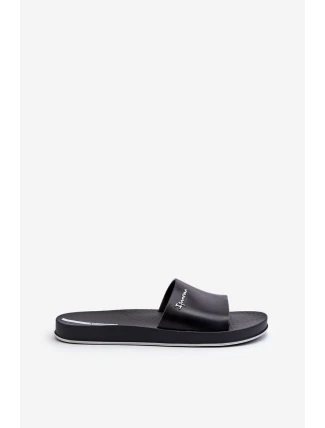 Męskie Gumowe Klapki 82832 Ipanema Slide Unisex Czarne