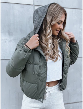 Dámska prešívaná bunda KHALEESI tmavo šedá FashionStreet TY3875 Dámska prešívaná bunda KHALEESI tmavo šedá FashionStreet TY3875